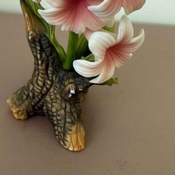 Vintage Lefton Hyacinthus Flower Figurine Geo. A. Lefton CKM 11733 - Picture 6 of 7